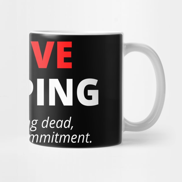 I Love Sleeping by Litehouse Tees
